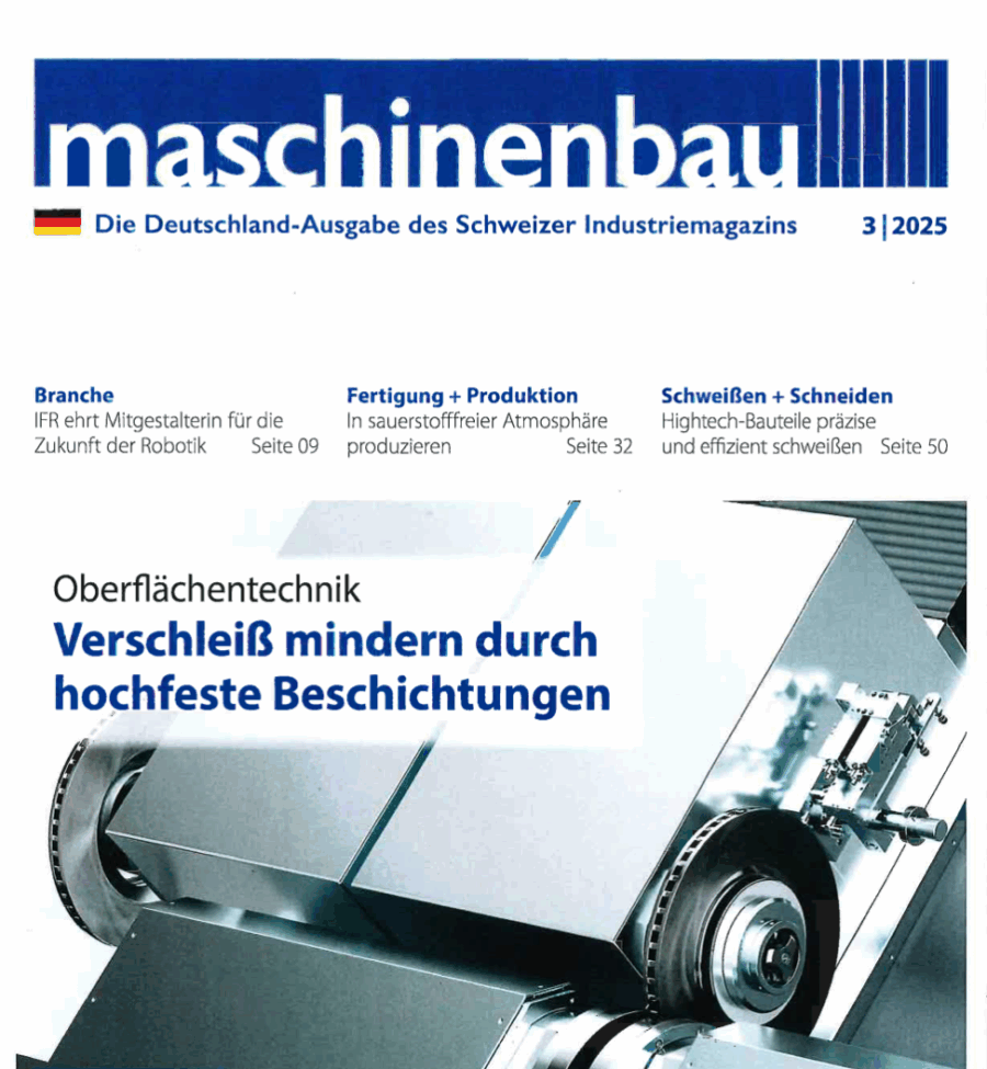 Nichtrostenden Stahl schonend bearbeiten – maschinenbau 3|2025