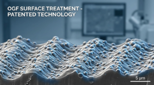 Optimized Grind Finishing OGF-Verfahren Edelstahloberfläche Mikroskopaufnahme REM BOLZ INTEC Patent