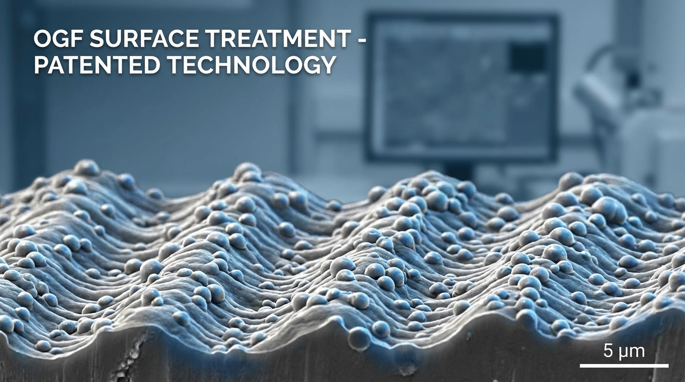Optimized Grind Finishing OGF-Verfahren Edelstahloberfläche Mikroskopaufnahme REM BOLZ INTEC Patent