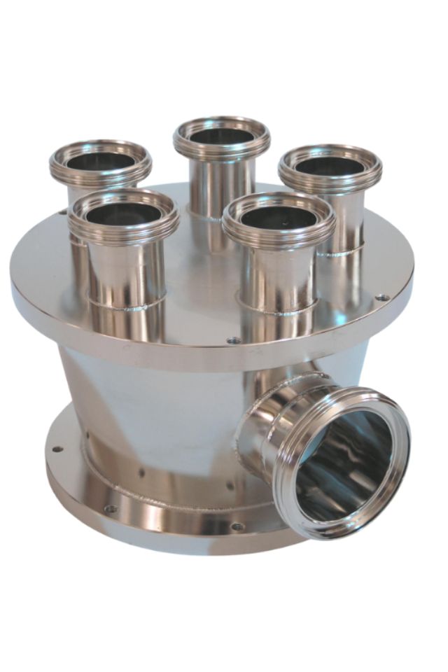 Sondertrichter mit Flansch und TC Stutzen BOLZ INTEC