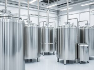 Edelstahlfässer in der Kosmetikproduktion