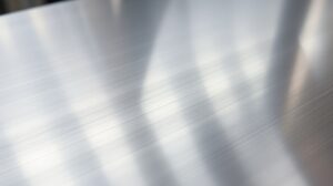 Hochglanzpolierte Edelstahloberfläche nach Oberflächenveredelung